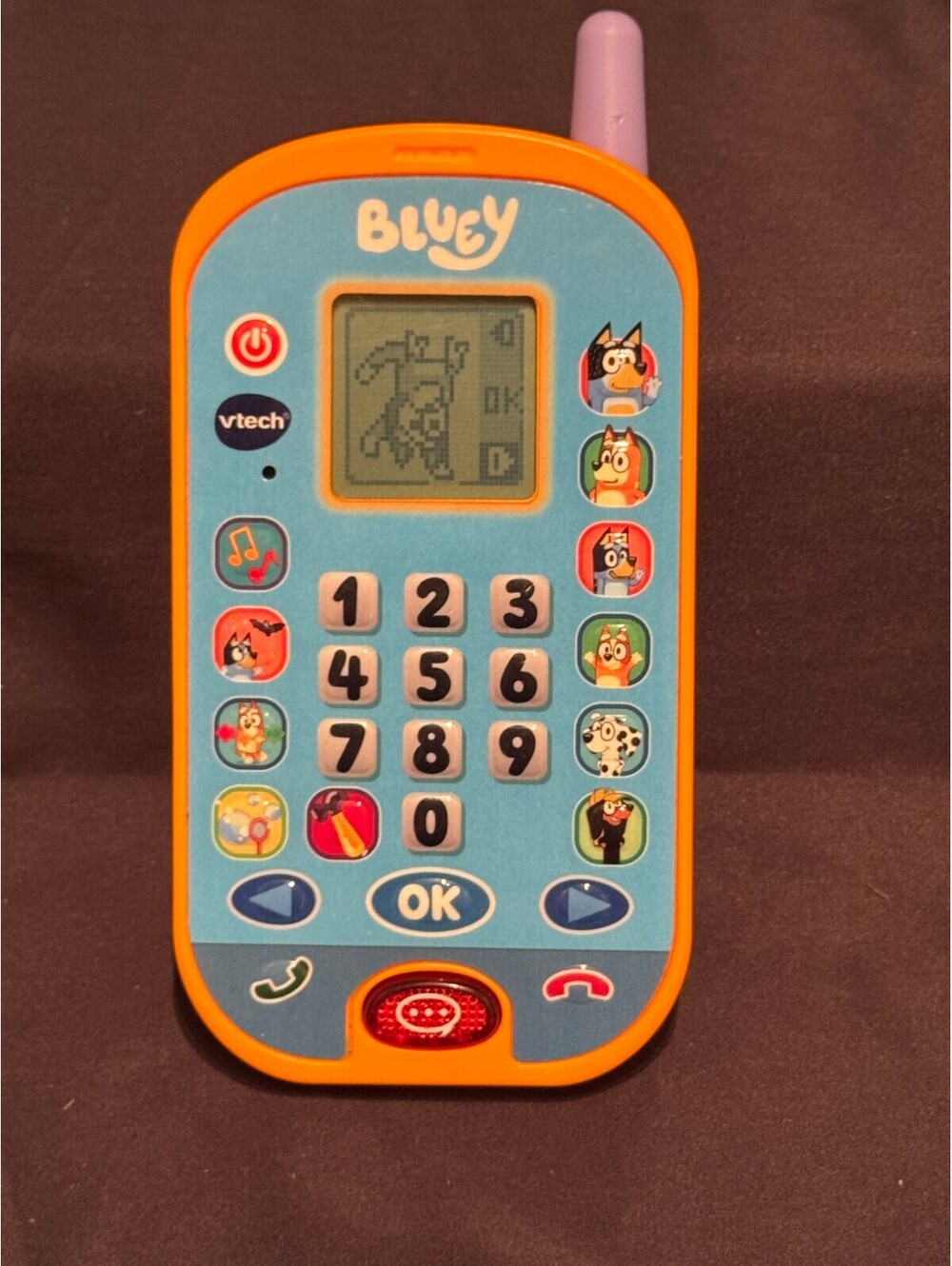 VTech Bluey Kids Toy Phone Interactive Learning Device